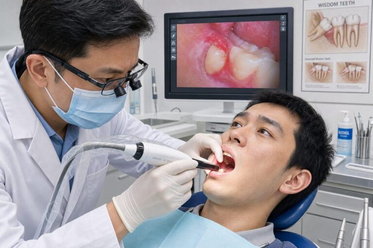 ऑपर्क्युलेक्टॉमी — अक्ल दाढ़ के ऊपर के मसूड़े की सफाई